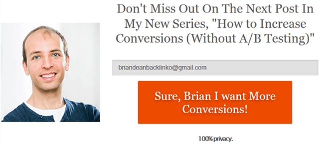 Brian Dean article about increasing conversions