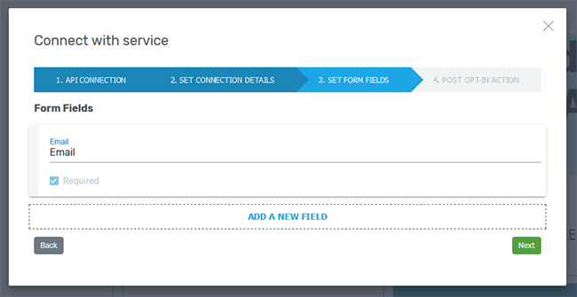 Set form fields