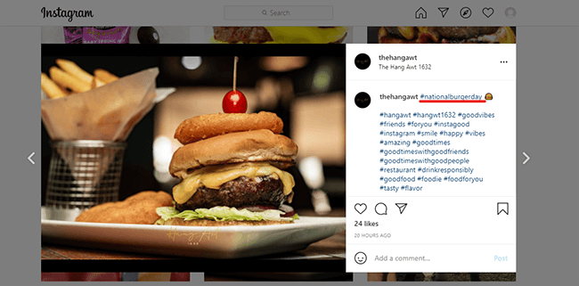 1 creative instagram hashtags