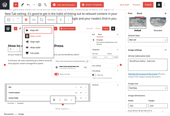 wordpress editor add image