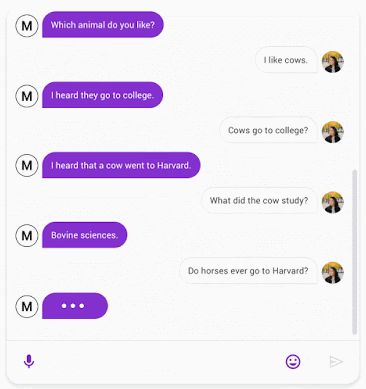 12. Google is developing chatbots as well