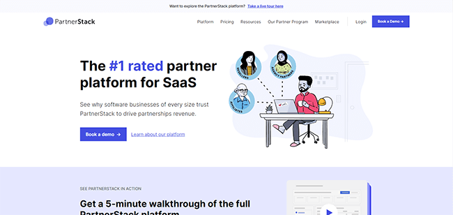 PartnerStack Homepage